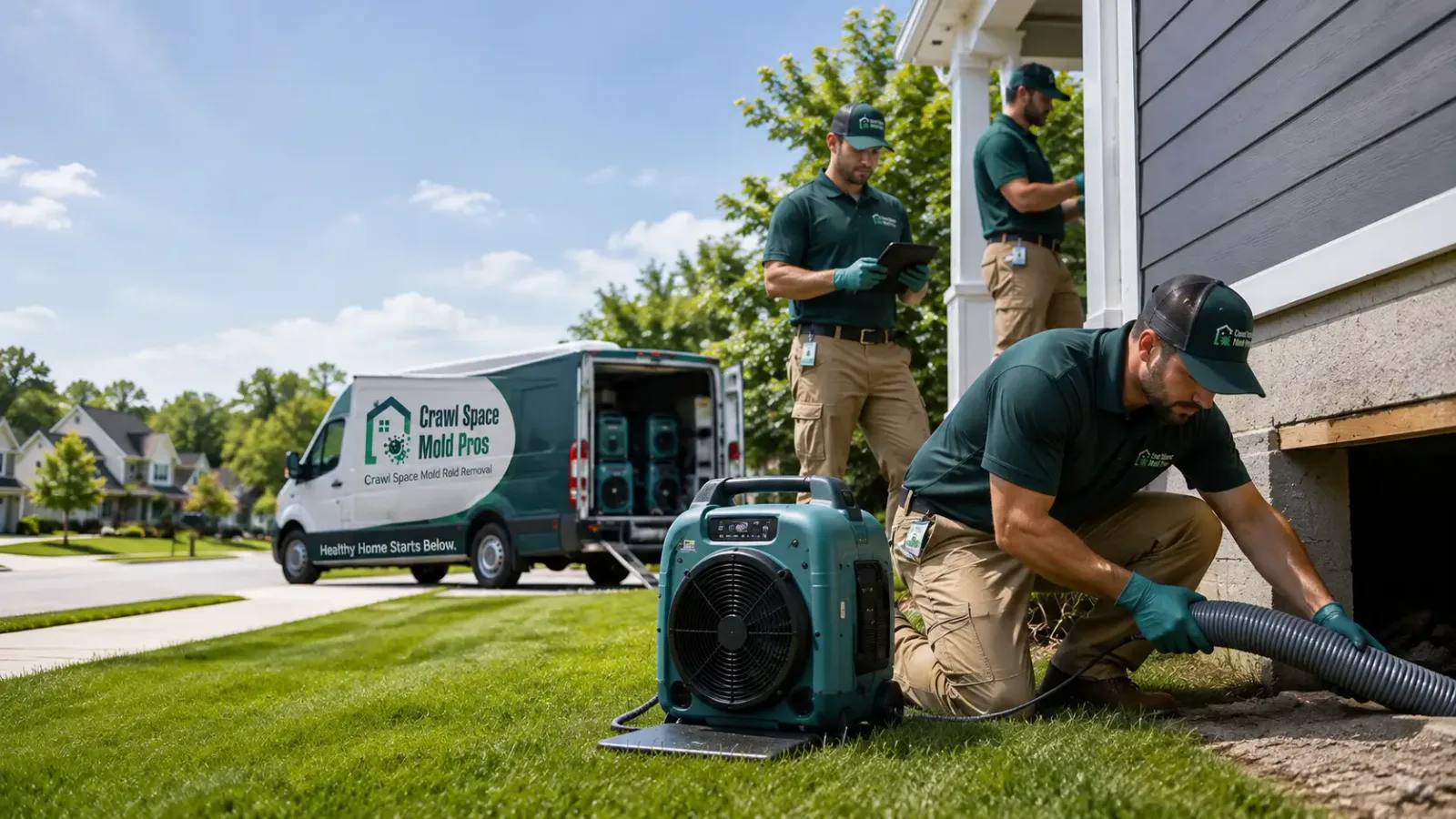 Crawl Space Mold Removal in Litchfield, OH
